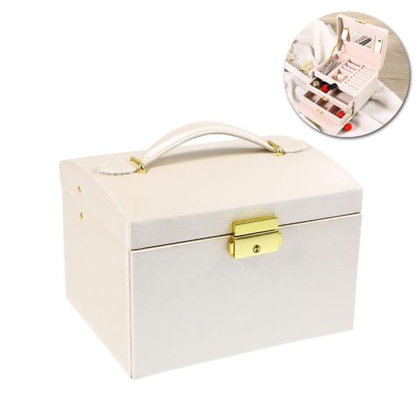 storage boxes & bins lockable jewelry box travel organizer with lock and mirror gift for women (white)
storage boxes & bins lockable jewelry box travel organizer with lock and mirror gift for women (white)