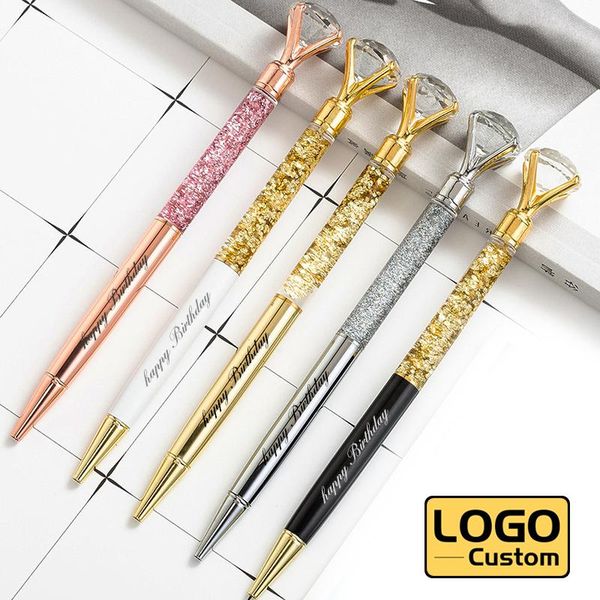ballpoint pens creative gold powder diamond pen oiled metal advertising gift custom logo school office stationery wholesale, Blue;orange
ballpoint pens creative gold powder diamond pen oiled metal advertising gift custom logo school office stationery wholesale, Blue;orange