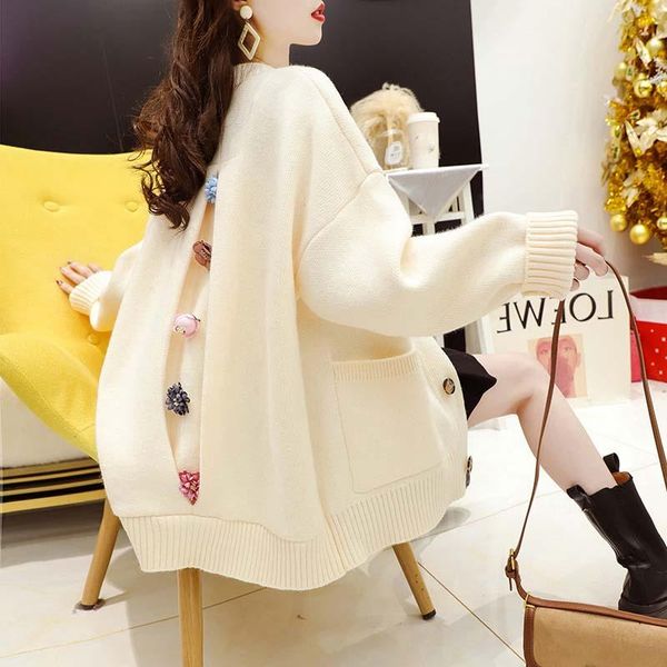 women's knits & tees black sweater autumn women fashion chic back flower long sleeve button up cardigan coat teenage girls preppy style, White
women's knits & tees black sweater autumn women fashion chic back flower long sleeve button up cardigan coat teenage girls preppy style, White