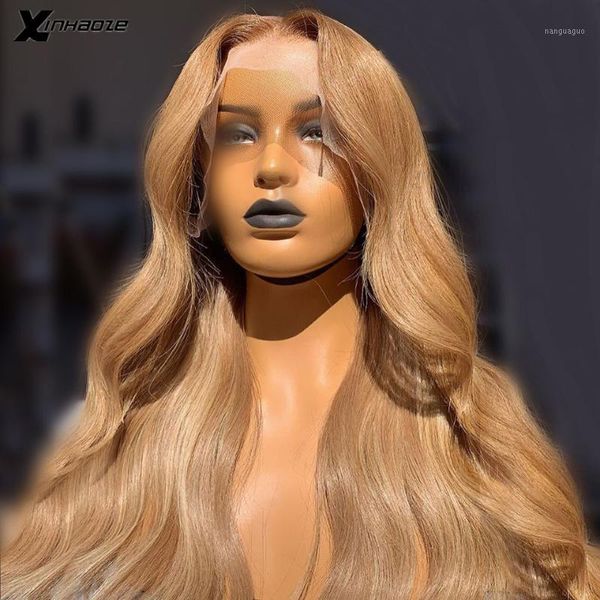 light golden blonde natural wave human hair lace front wigs for women brazilian deep part with baby1, Black;brown 
light golden blonde natural wave human hair lace front wigs for women brazilian deep part with baby1, Black;brown