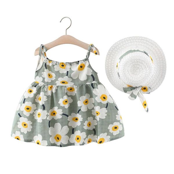 girl's dresses 2021 born princess dress and sun hat fashion print baby cute summer toddler girl clothes set beach, Red;yellow
girl's dresses 2021 born princess dress and sun hat fashion print baby cute summer toddler girl clothes set beach, Red;yellow