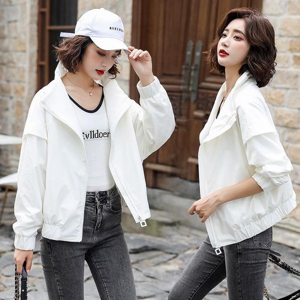women's trench coats windbreaker short 2021 spring korean loose this year's and autumn jacket, Tan;black
women's trench coats windbreaker short 2021 spring korean loose this year's and autumn jacket, Tan;black