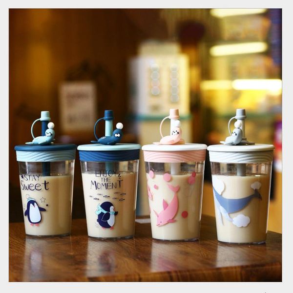 mugs 500ml water bottle cup plastic milk roller with dome flat lid transparent straw reusable fruit party
mugs 500ml water bottle cup plastic milk roller with dome flat lid transparent straw reusable fruit party