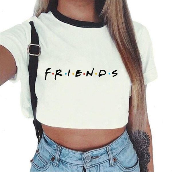summer tumblr kawaii harajuku women t shirts friends tv v neck print shirt aesthetic crop graphic tees, White
summer tumblr kawaii harajuku women t shirts friends tv v neck print shirt aesthetic crop graphic tees, White