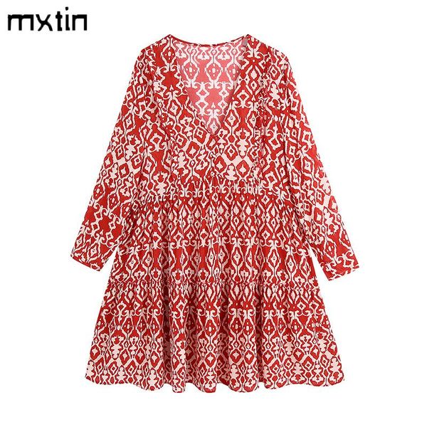 casual dresses mxtin 2021 women spring fashion floral print button mini dress vintage v-neck long sleeve ruffles female vestidos, Black;gray
casual dresses mxtin 2021 women spring fashion floral print button mini dress vintage v-neck long sleeve ruffles female vestidos, Black;gray