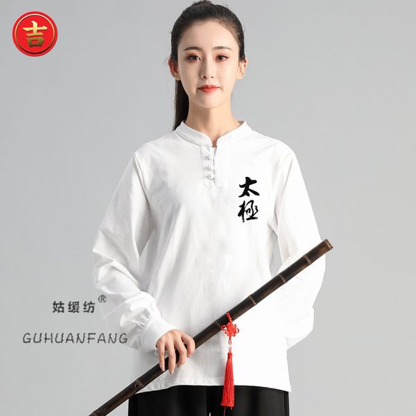 taiji suit long sleeve trousers two piece suit men's and women's taijiquan cotton t-shirt solid cotton team competition suit, Gray;blue
taiji suit long sleeve trousers two piece suit men's and women's taijiquan cotton t-shirt solid cotton team competition suit, Gray;blue