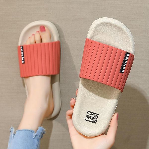 slippers mdmupaogit couples household soft bathroom women patchwork striped anti-slip casual sandals comfortable cool shoes, Black
slippers mdmupaogit couples household soft bathroom women patchwork striped anti-slip casual sandals comfortable cool shoes, Black