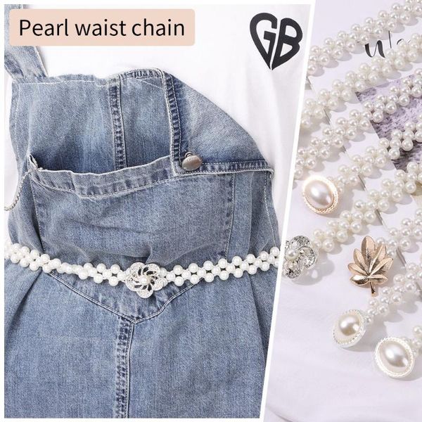 belts fashion dress decoration clothing supplies female pearl chain strap elastic buckle waist belt, Black;brown
belts fashion dress decoration clothing supplies female pearl chain strap elastic buckle waist belt, Black;brown