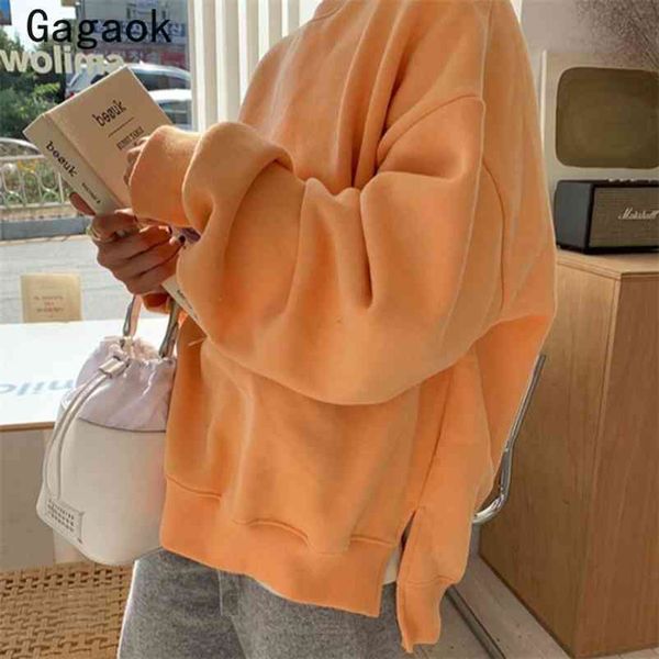 women casual thick hoodies winter o-neck drop-shoulder solid full loose sweet wild warm fashion korean pullover 210531, Black
women casual thick hoodies winter o-neck drop-shoulder solid full loose sweet wild warm fashion korean pullover 210531, Black