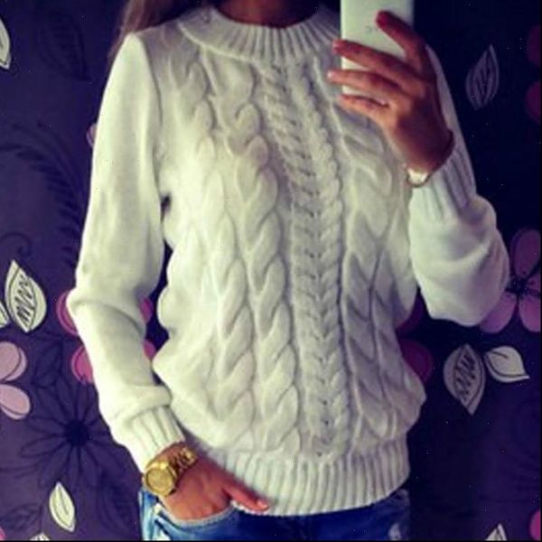 autumn womens sweater winter women vintage pullover twist long sleeve loose knitted casual clothes, White;black
autumn womens sweater winter women vintage pullover twist long sleeve loose knitted casual clothes, White;black