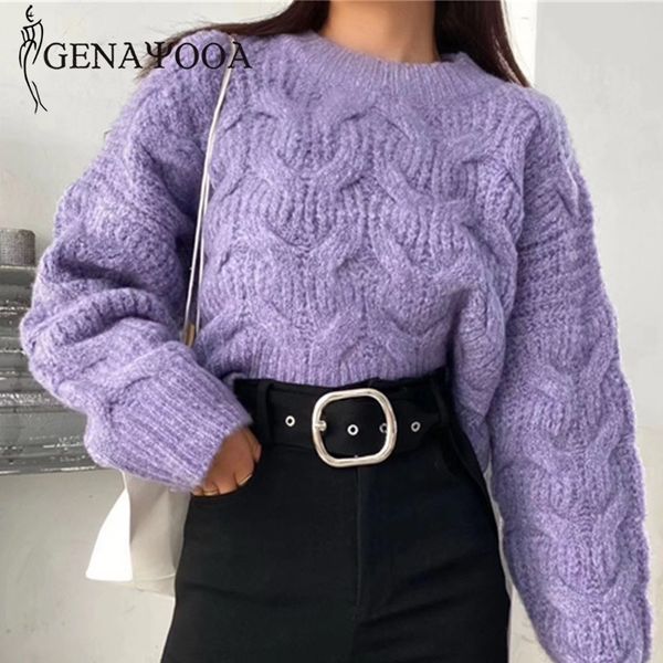 genayooa warm cashmere long sleeve o neck purple jumper ladies pullover sweater knitted women winter 210417, White;black
genayooa warm cashmere long sleeve o neck purple jumper ladies pullover sweater knitted women winter 210417, White;black