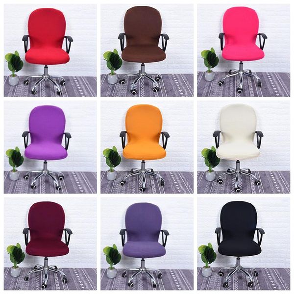 elastic office chair cover spandex black dining covers for computer rotating chairs seat stretch slipcover
elastic office chair cover spandex black dining covers for computer rotating chairs seat stretch slipcover