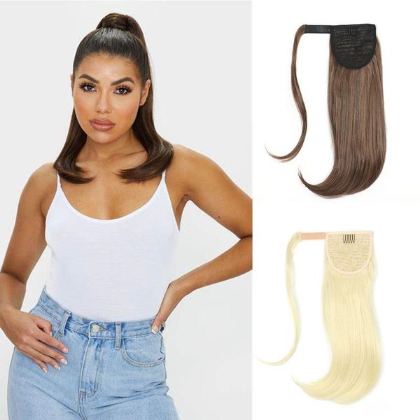 synthetic wigs bounce wraparound ponytail straight hairpieces with clip in hair drawstring natural black
synthetic wigs bounce wraparound ponytail straight hairpieces with clip in hair drawstring natural black