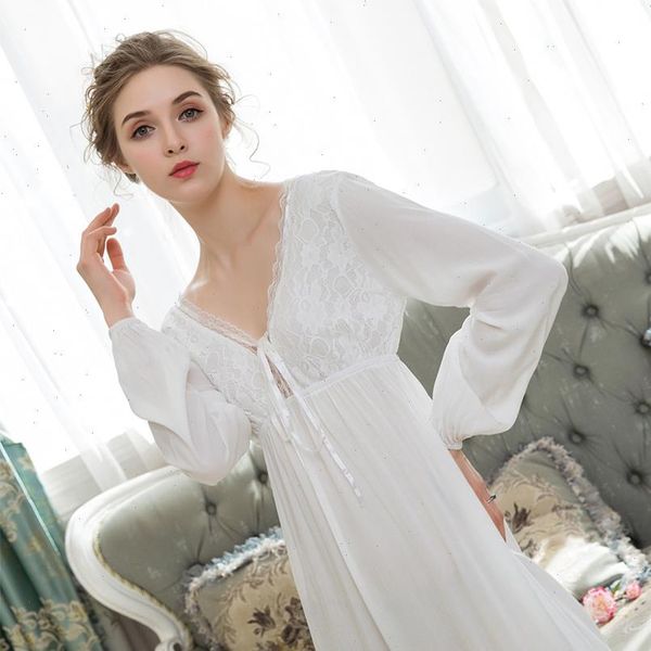 autumn v neck womens sleepwears lace night dress cotton comfortable nightgown sleepwear long sleeve plus size loose black midi, Black;red
autumn v neck womens sleepwears lace night dress cotton comfortable nightgown sleepwear long sleeve plus size loose black midi, Black;red