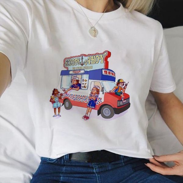showtly stranger things and women mens short sleeve scoops ahoy tee 90s gothic female femme streetwear kawaii, White;black
showtly stranger things and women mens short sleeve scoops ahoy tee 90s gothic female femme streetwear kawaii, White;black