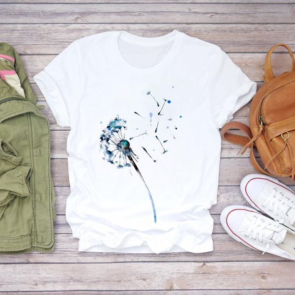 women's t-shirt women t-shirts dandelion printing plant fashion short sleeve 90s womens graphic t ladies print lady shirt female tee, White
women's t-shirt women t-shirts dandelion printing plant fashion short sleeve 90s womens graphic t ladies print lady shirt female tee, White