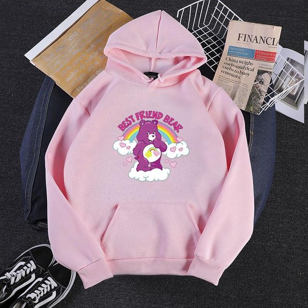 friend bear print pattern autumn and winter candy colors sweatshirt harajuku style korean fashion women fleece hoodies women's & sweats, Black
friend bear print pattern autumn and winter candy colors sweatshirt harajuku style korean fashion women fleece hoodies women's & sweats, Black