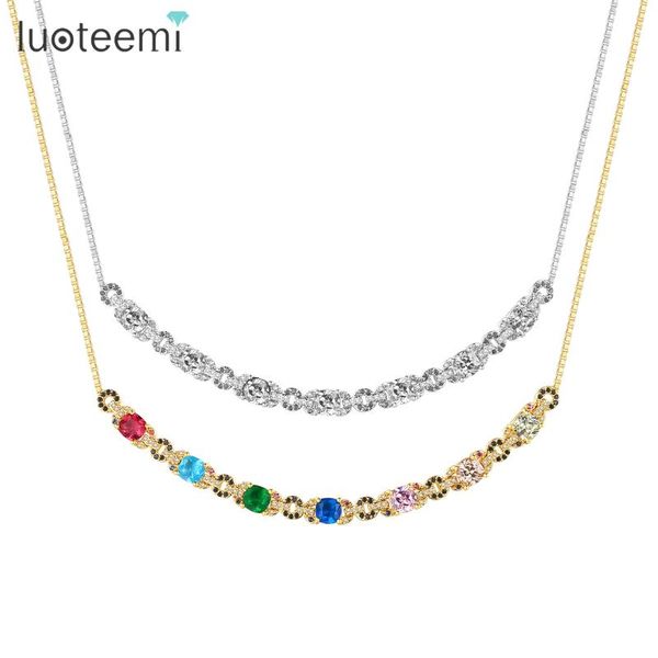 pendant necklaces luoteemi 5.2mm adjustable tennis necklace for women rainbow gold white color girl accessories produtos de 1 real frete grá, Silver
pendant necklaces luoteemi 5.2mm adjustable tennis necklace for women rainbow gold white color girl accessories produtos de 1 real frete grá, Silver