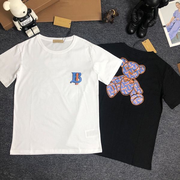 t shirt fashion brand 21 spring summer net red star same short sleeve simple tb bear letter embroidery men's women's casual, White
t shirt fashion brand 21 spring summer net red star same short sleeve simple tb bear letter embroidery men's women's casual, White