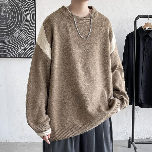 men's sweaters -5xl plus size soft cotton thermal stitch crewneck sweater korean fashion long sleeve oversize pullover men streetwear, White;black
men's sweaters -5xl plus size soft cotton thermal stitch crewneck sweater korean fashion long sleeve oversize pullover men streetwear, White;black