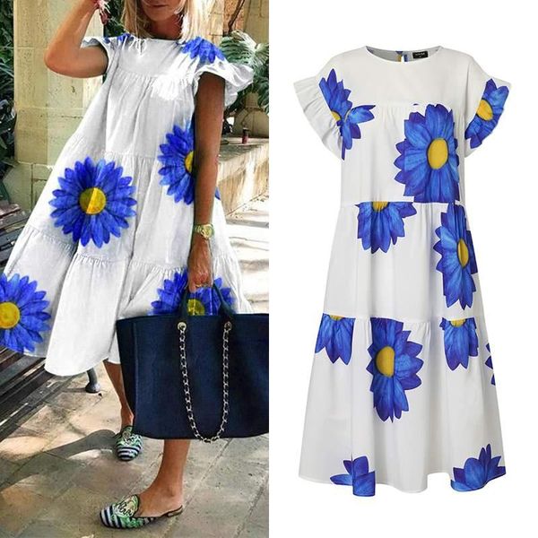 casual dresses vonda floral dress summer short sleeve crew neck loose holiday vestidos plus size mini beach sundress 5xl, Black;gray
casual dresses vonda floral dress summer short sleeve crew neck loose holiday vestidos plus size mini beach sundress 5xl, Black;gray