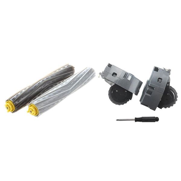 -1 set bristle brush replacement vacuum part & 1 left right wheel module for 880 870 871 cleaners
-1 set bristle brush replacement vacuum part & 1 left right wheel module for 880 870 871 cleaners