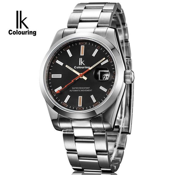 wristwatches ik colouring original brand men's automatic watch stainless steel business for men mechanical watches male auto date clock, Slivery;brown
wristwatches ik colouring original brand men's automatic watch stainless steel business for men mechanical watches male auto date clock, Slivery;brown