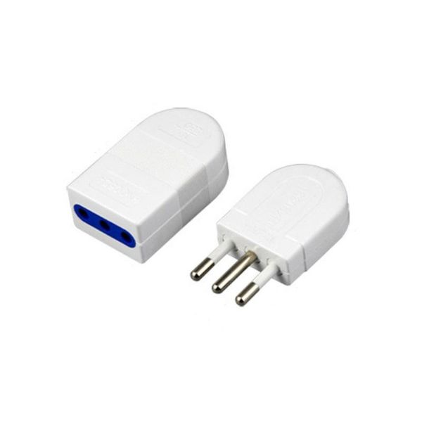 smart power plugs italian standard 10a small plug male socket female 3 round pin converter adaptor detachable italy
smart power plugs italian standard 10a small plug male socket female 3 round pin converter adaptor detachable italy