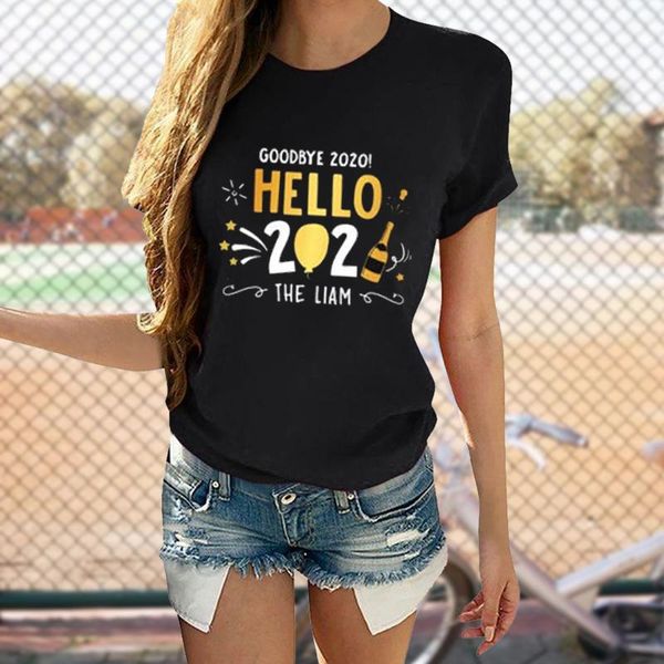women's t-shirt 2021 printed t-shirt, daily simple plus size round neck short sleeve clothing#g30, White
women's t-shirt 2021 printed t-shirt, daily simple plus size round neck short sleeve clothing#g30, White