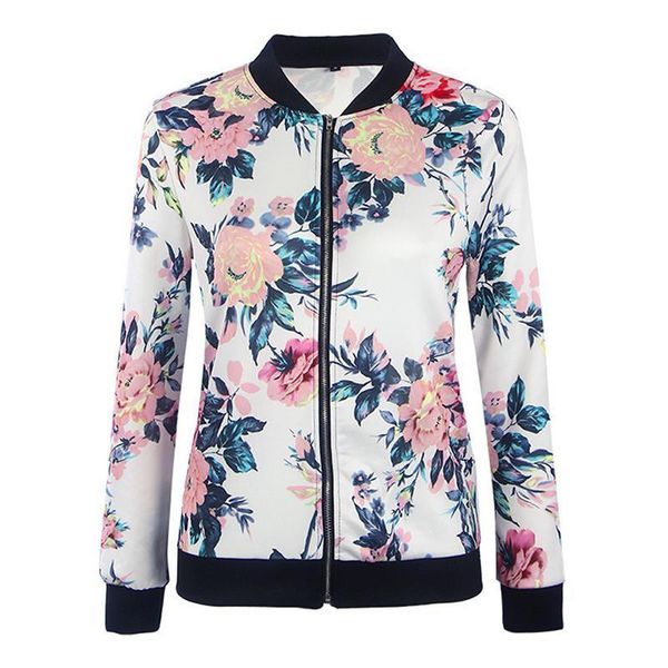 women's jackets mrwonder autumn spring women jacket floral long sleeve colorful casual slim fit short coat top, Black;brown
women's jackets mrwonder autumn spring women jacket floral long sleeve colorful casual slim fit short coat top, Black;brown