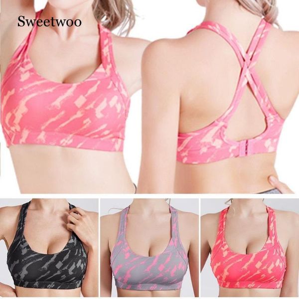 gym clothing cross strap back women sports bra professional quick dry padded shockproof fitness running yoga sport brassiere, White;black
gym clothing cross strap back women sports bra professional quick dry padded shockproof fitness running yoga sport brassiere, White;black