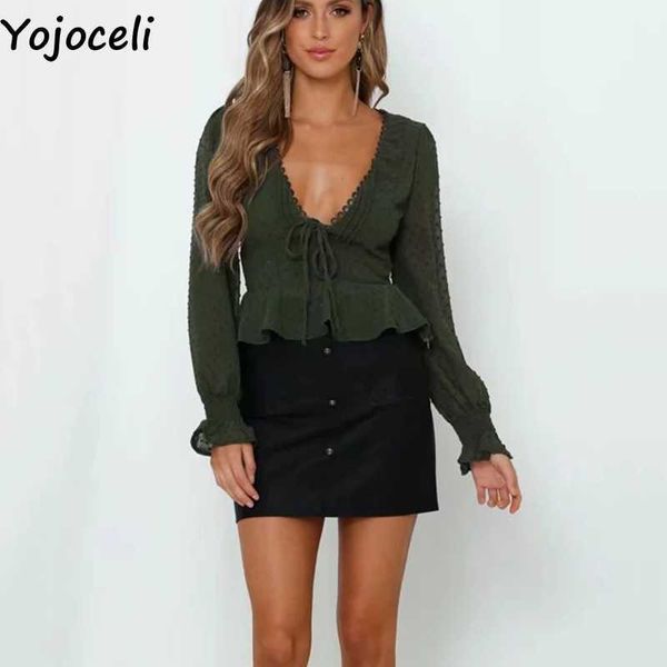 yojoceli chiffon ruffle blouse women autumn elegant casual bach cute cool party blusas female 210609, White
yojoceli chiffon ruffle blouse women autumn elegant casual bach cute cool party blusas female 210609, White