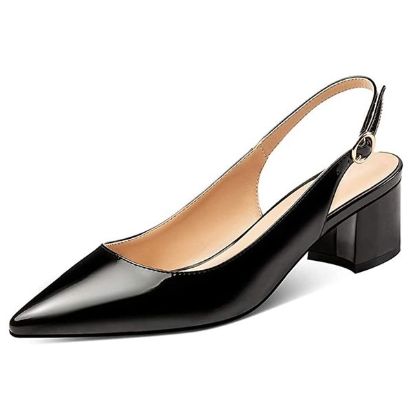lovirs women's patent leather pointed toe block heels 5cm pumps slingback evening party shoes women pumps us 5-15 210408, Black
lovirs women's patent leather pointed toe block heels 5cm pumps slingback evening party shoes women pumps us 5-15 210408, Black