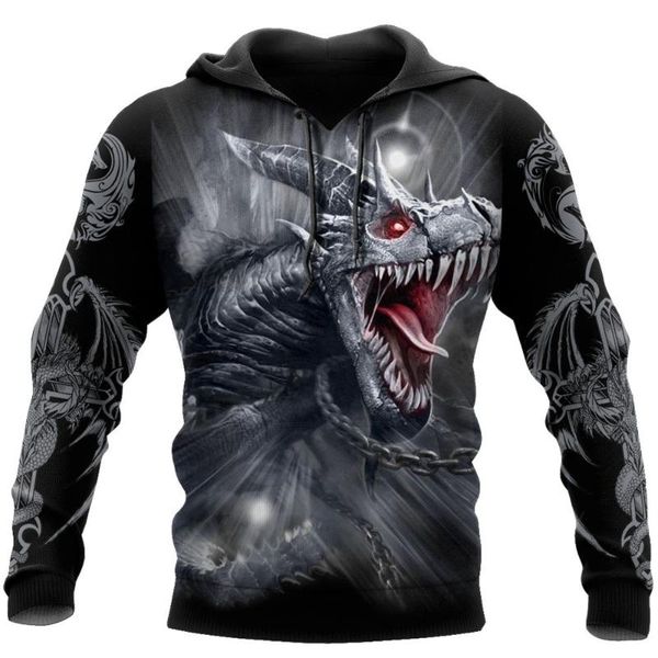 men's hoodies & sweatshirts fashion spring and autumn evil dragon totem pattern trend all-match casual comfortable loose oversized hood, Black
men's hoodies & sweatshirts fashion spring and autumn evil dragon totem pattern trend all-match casual comfortable loose oversized hood, Black