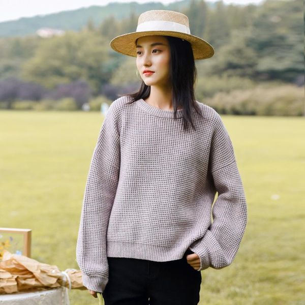 women's sweaters johnature women pullover korean style o-neck long sleeve knitted 2021 autumn loose female sweet casual, White;black
women's sweaters johnature women pullover korean style o-neck long sleeve knitted 2021 autumn loose female sweet casual, White;black