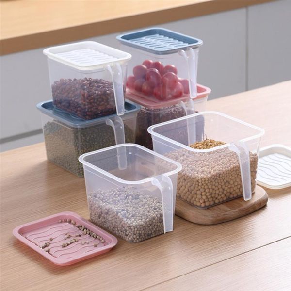 storage bottles & jars kitchen pp cereal dispenser box food container organizer grain for storage.
storage bottles & jars kitchen pp cereal dispenser box food container organizer grain for storage.
