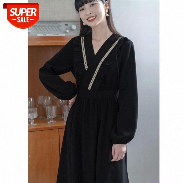 black dress female french retro v-neck temperament was thin, mid-length skirt can be issued on behalf of #ps6b, White;black
black dress female french retro v-neck temperament was thin, mid-length skirt can be issued on behalf of #ps6b, White;black