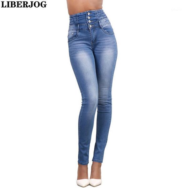 woman jeans high waist self-cultivation plus size elastic pencil pants female slim denim trousers spring autumn women's, Blue
woman jeans high waist self-cultivation plus size elastic pencil pants female slim denim trousers spring autumn women's, Blue