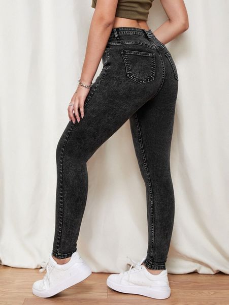 high stretch skinny jeans c4c0#, Blue
high stretch skinny jeans c4c0#, Blue