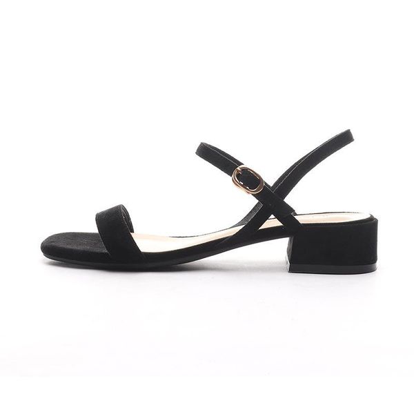 dress shoes fashion 2021 summer women's sandals flock buckle strap 3.5cm thick high heels round toe shallow heel back black pink
dress shoes fashion 2021 summer women's sandals flock buckle strap 3.5cm thick high heels round toe shallow heel back black pink