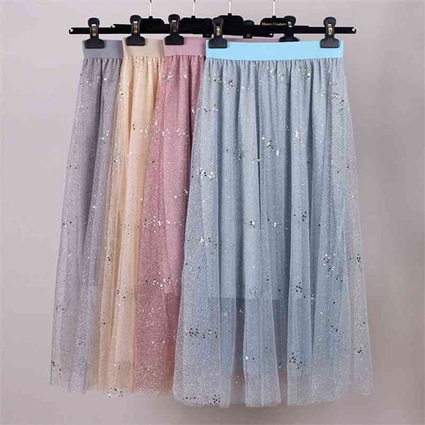 summer korean simple star mesh skirt elastic high waist slim all-match women a-line pleated long 210527, Black
summer korean simple star mesh skirt elastic high waist slim all-match women a-line pleated long 210527, Black