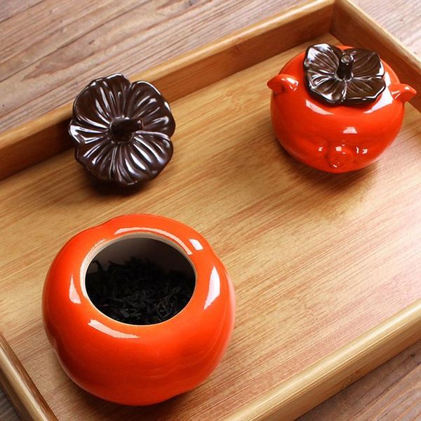 storage bottles & jars ceramic tea canister simulation persimmon general tank with lid pot sealed jar kitchen ornaments
storage bottles & jars ceramic tea canister simulation persimmon general tank with lid pot sealed jar kitchen ornaments