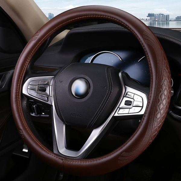 steering wheel covers 38cm d type o universal car pu leather cover four seasons hubs for interior accessories
steering wheel covers 38cm d type o universal car pu leather cover four seasons hubs for interior accessories