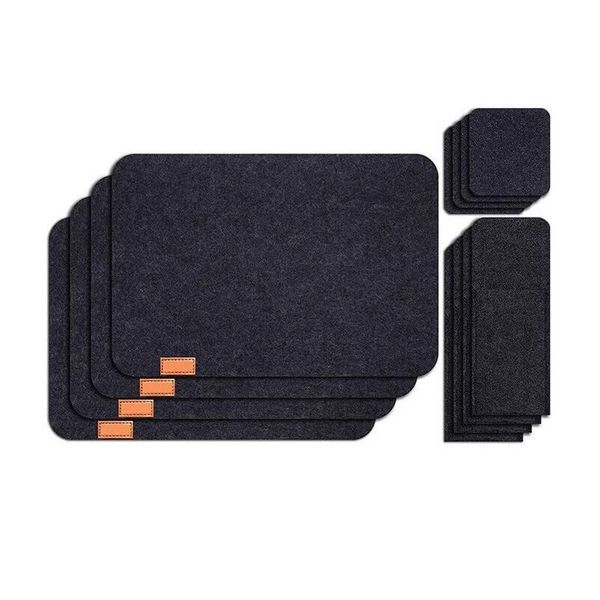 new square coaster pure dining color heat insulation for home water absorbent felt table mat, White
new square coaster pure dining color heat insulation for home water absorbent felt table mat, White