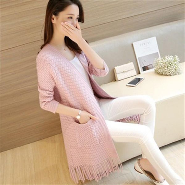women's knits & tees 2021 spring women sweater cardigans casual warm long design female knitted coat cardigan lady h162, White
women's knits & tees 2021 spring women sweater cardigans casual warm long design female knitted coat cardigan lady h162, White