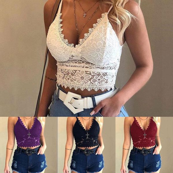 camisoles & tanks women soft padded v-neck hollow lace mesh adjustable shoulder strap female solid color corset camis, Black;white
camisoles & tanks women soft padded v-neck hollow lace mesh adjustable shoulder strap female solid color corset camis, Black;white