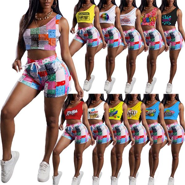 women's tracksuits fashion letter lips print one shoulder crop vest & cashew floral beach shorts two piece set women summer casual suit, Gray
women's tracksuits fashion letter lips print one shoulder crop vest & cashew floral beach shorts two piece set women summer casual suit, Gray