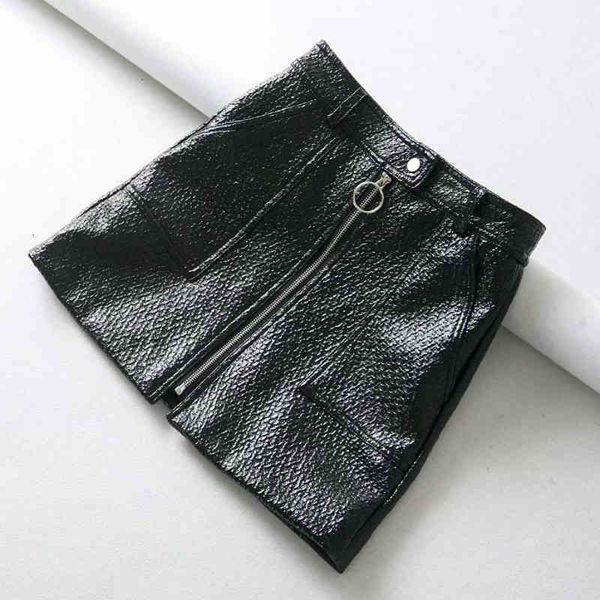 skirts women's autumn slim fit shine pu leather black a- line short metallic zipper pockets faux mini zx7x
skirts women's autumn slim fit shine pu leather black a- line short metallic zipper pockets faux mini zx7x