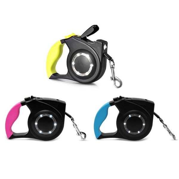 dog collars & leashes portable led light retractable pet leash training extending traction rope adjustable walking cat collar harness
dog collars & leashes portable led light retractable pet leash training extending traction rope adjustable walking cat collar harness