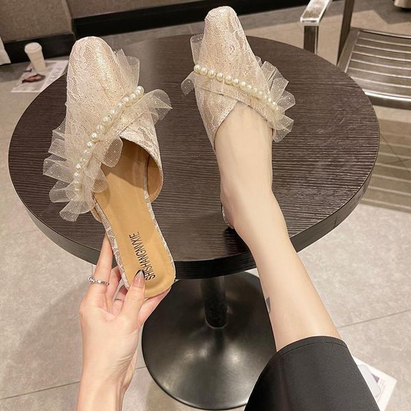 female shoes mules for women 2021 ladies' slippers luxury slides cover toe string bead designer flat soft basic pu shoe, Black
female shoes mules for women 2021 ladies' slippers luxury slides cover toe string bead designer flat soft basic pu shoe, Black